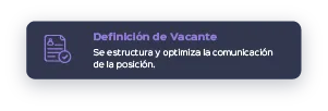 Definición de vacante: se estructura y optimiza la comunicación de la posición